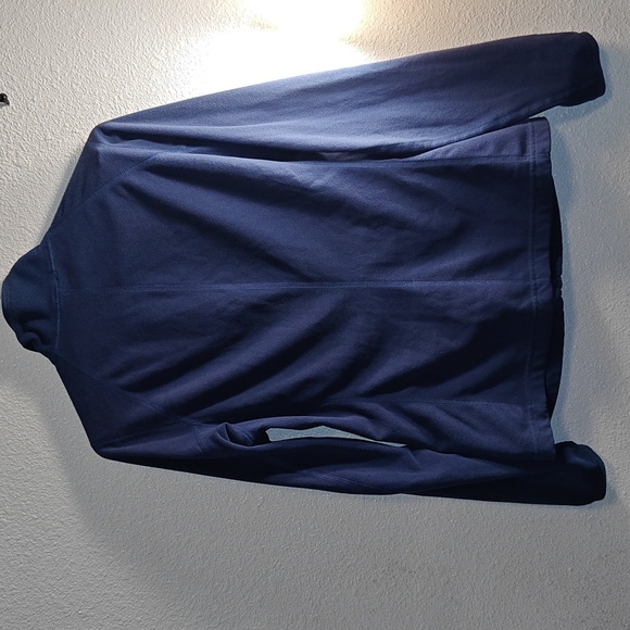 The North Face Teal front zip sweat jacket sz M - Picture 4 of 5